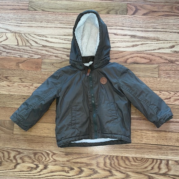 🍁H&M Jacket w/ detachable hood - Picture 1 of 8